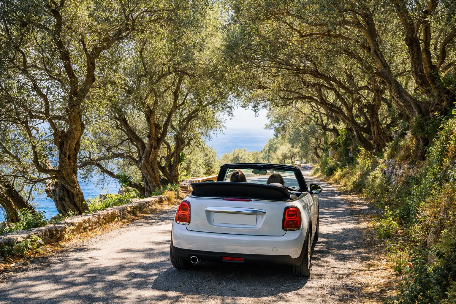 Cabrio Mietwagen Korfu